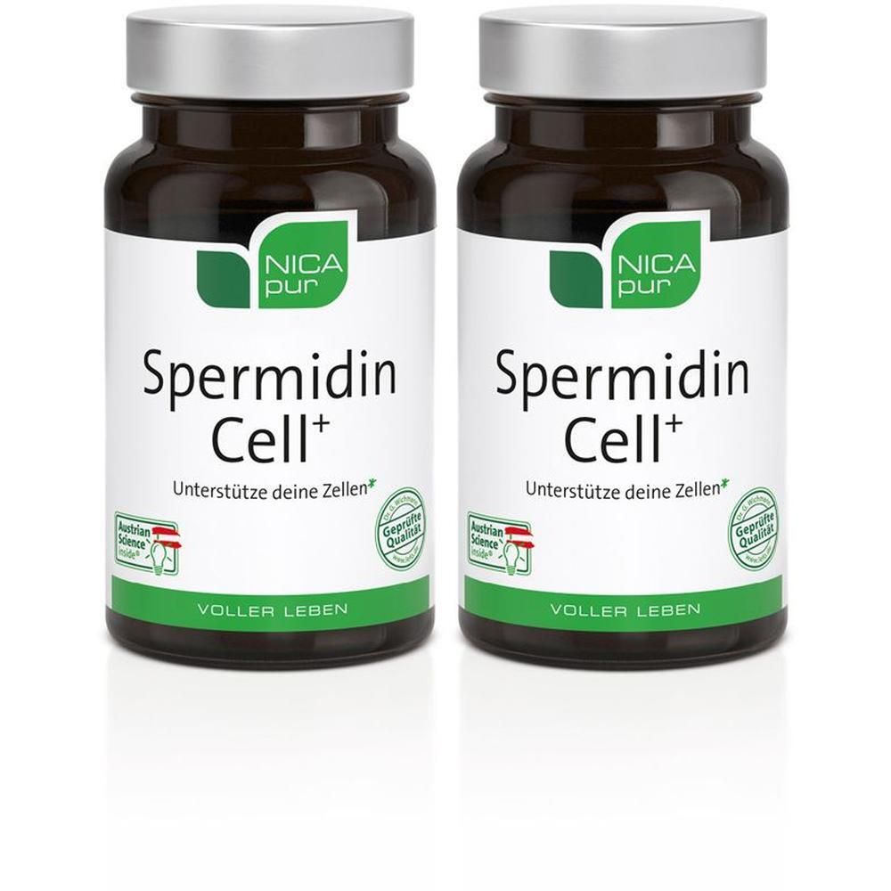 Nicapur Spermidin Cell+ Kapseln 2x 2x60 St