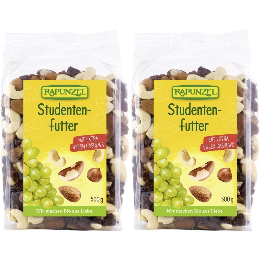 Rapunzel Studentenfutter mit Sultaninen Bio 2x 2x500 g