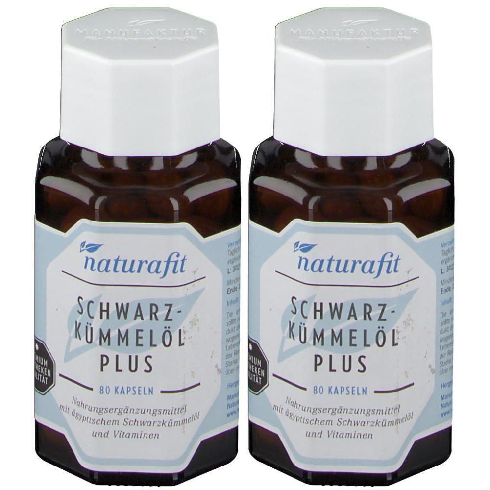 Naturafit Schwarzkümmel Öl Plus Kapseln 2x 2x80 St