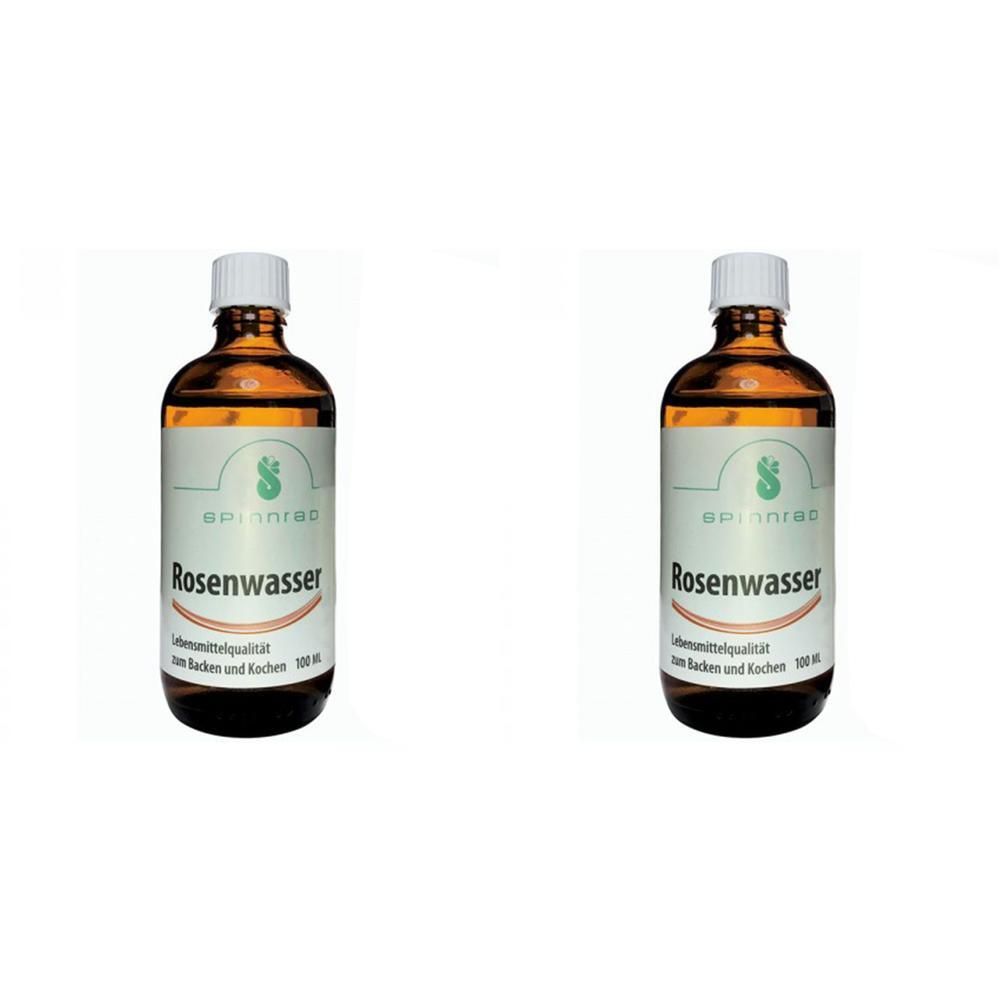 Rosenwasser zum Backen und Kochen 2x 2x100 ml Flüssigkeit