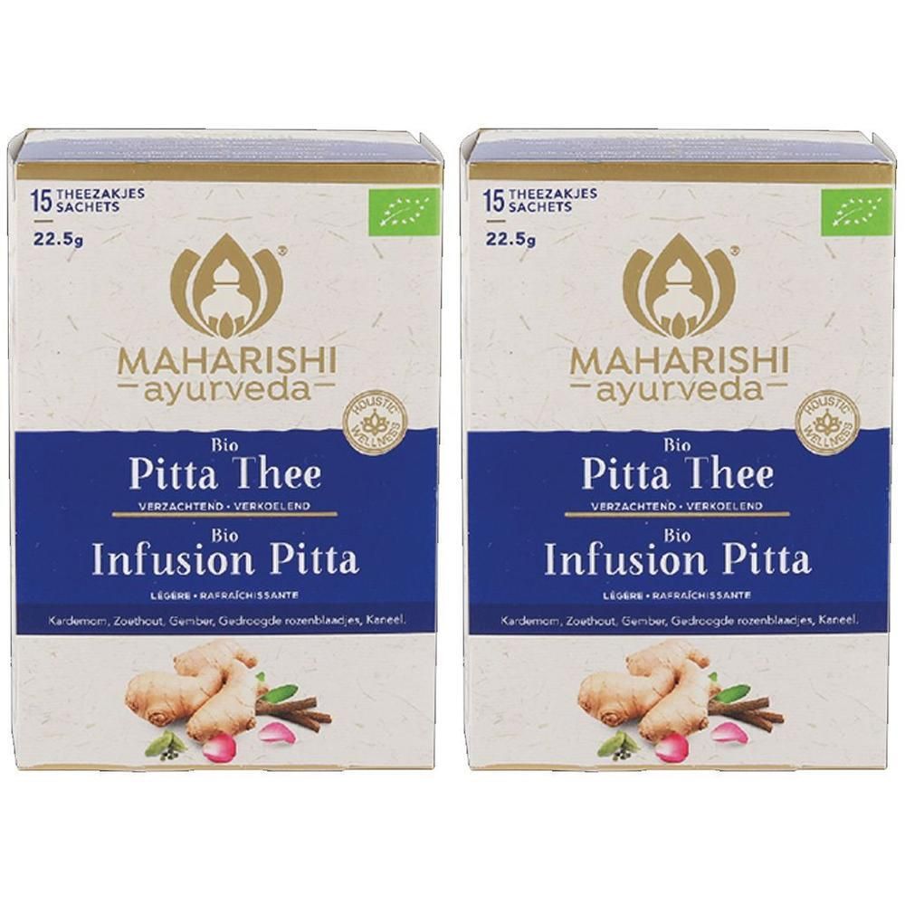 Pitta Tee Bio ayurvedischer Gewürztee Teebeutel 2x 2x22,5 g