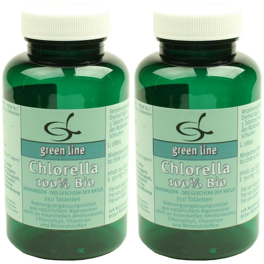 Chlorella 100% Bio Tabletten 2x 2x250 St