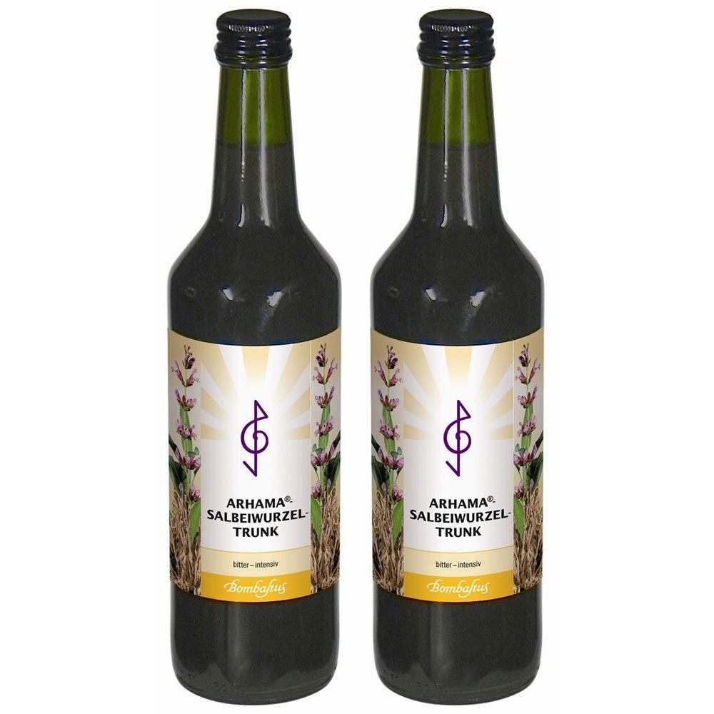 ARHAMA-Salbeiwurzel-Trunk 2x 2x500 ml Flüssigkeit