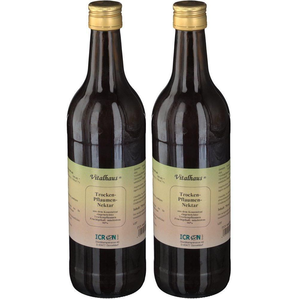 Trockenpflaumen Saft Vitalhaus 2x 2x750 ml Flüssigkeit