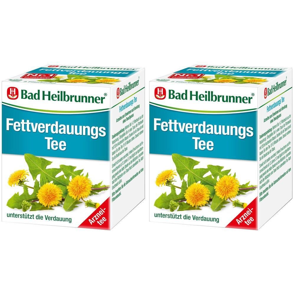 BAD Heilbrunner Fettverdauungstee Filterbeutel 2x 2x8x1,8 g