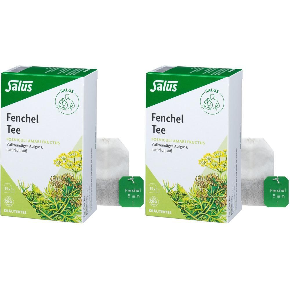 Fenchel TEE Foeniculi amari fructus Bio Salus Fbtl 2x 2x15 St Filterbeutel