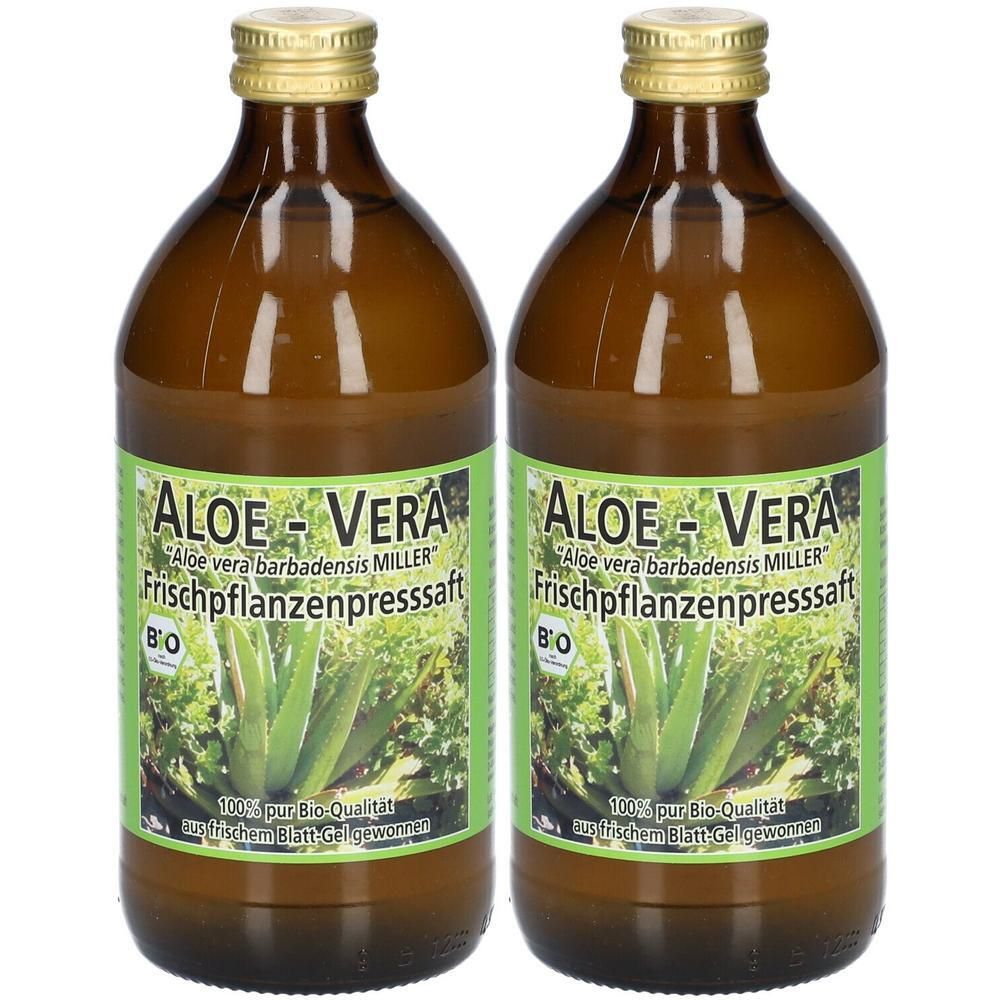 Aloe Vera Frischpflanzensa Bio 2x 2x500 ml Saft