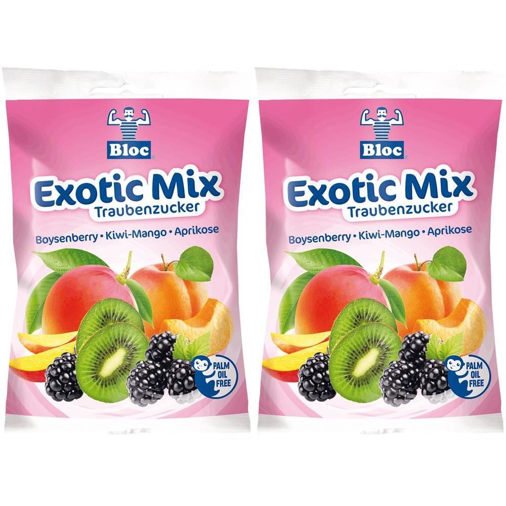 Bloc Traubenzucker Exotic Btl. 2x 2x75 g Bonbons