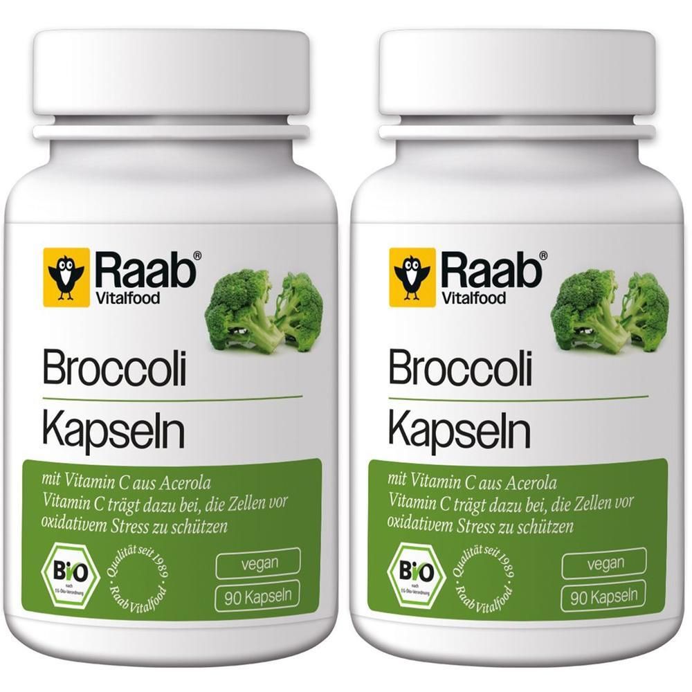 Raab Vitalfood Broccoli Kapseln Bio 2x 2x90 St
