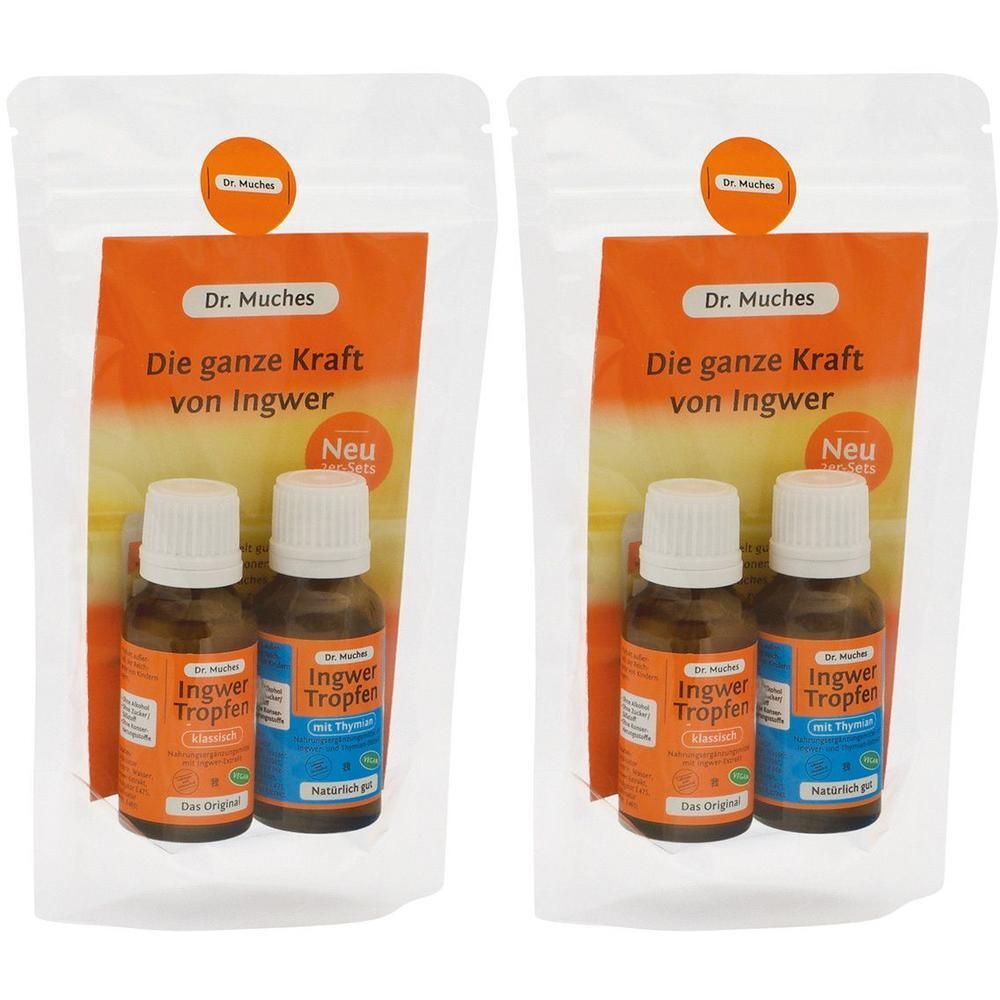 Ingwertropfen Dr.Muches 1+1 2x 2x2x20 ml Tropfen