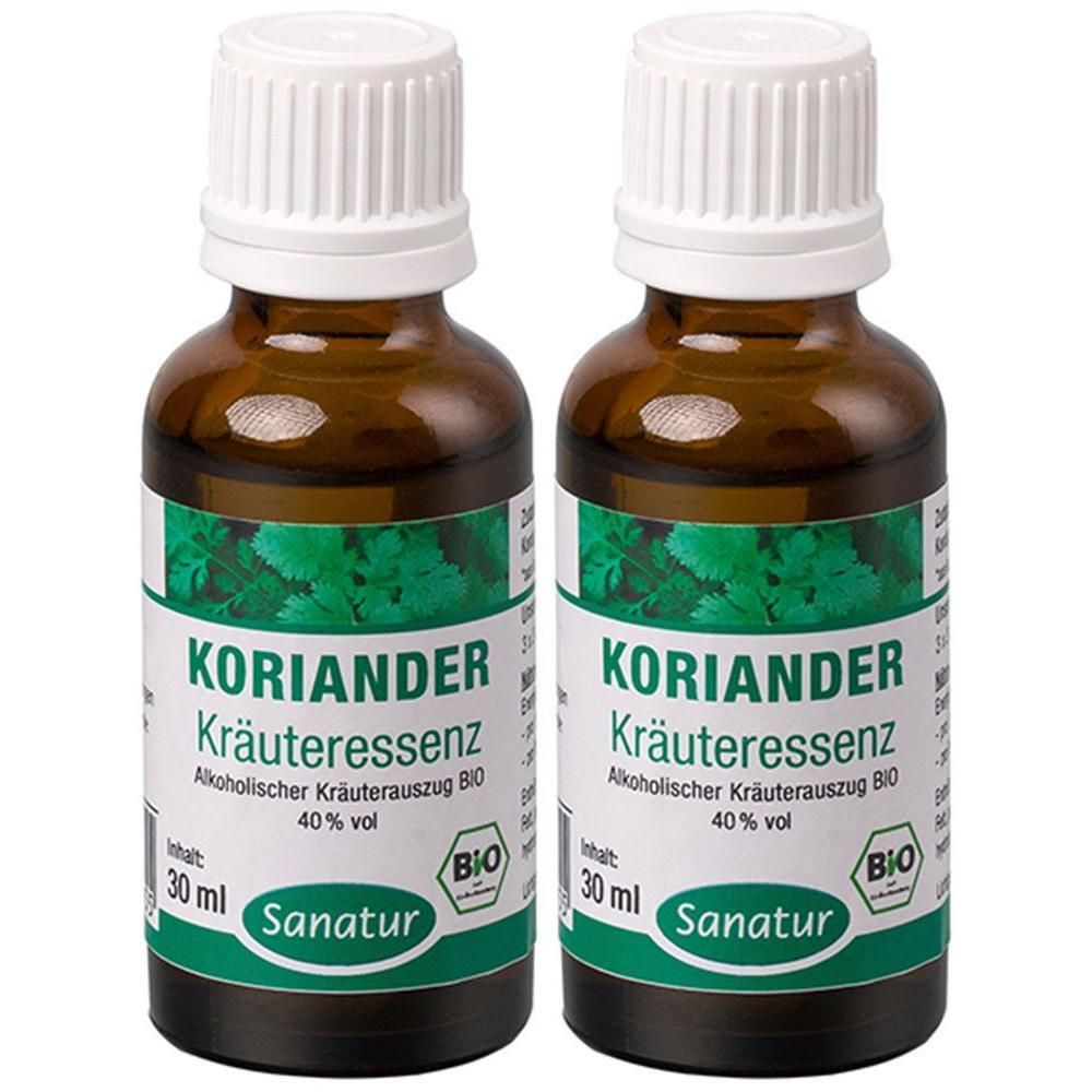 Koriander Kraeuter-Essenz Bio 2x 2x30 ml Tropfen
