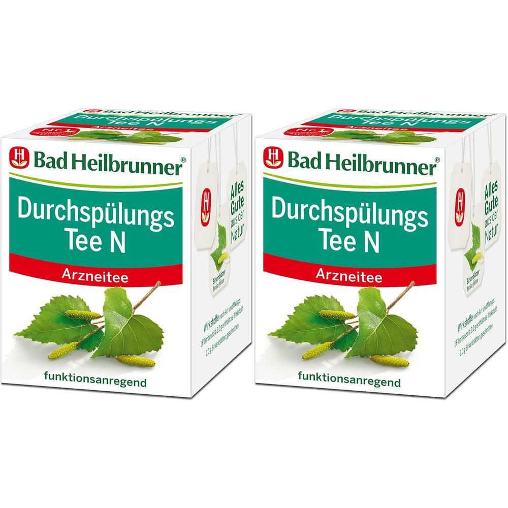 BAD Heilbrunner Durchspülungs Tee N Filterbeutel 2x 2x8x2 g