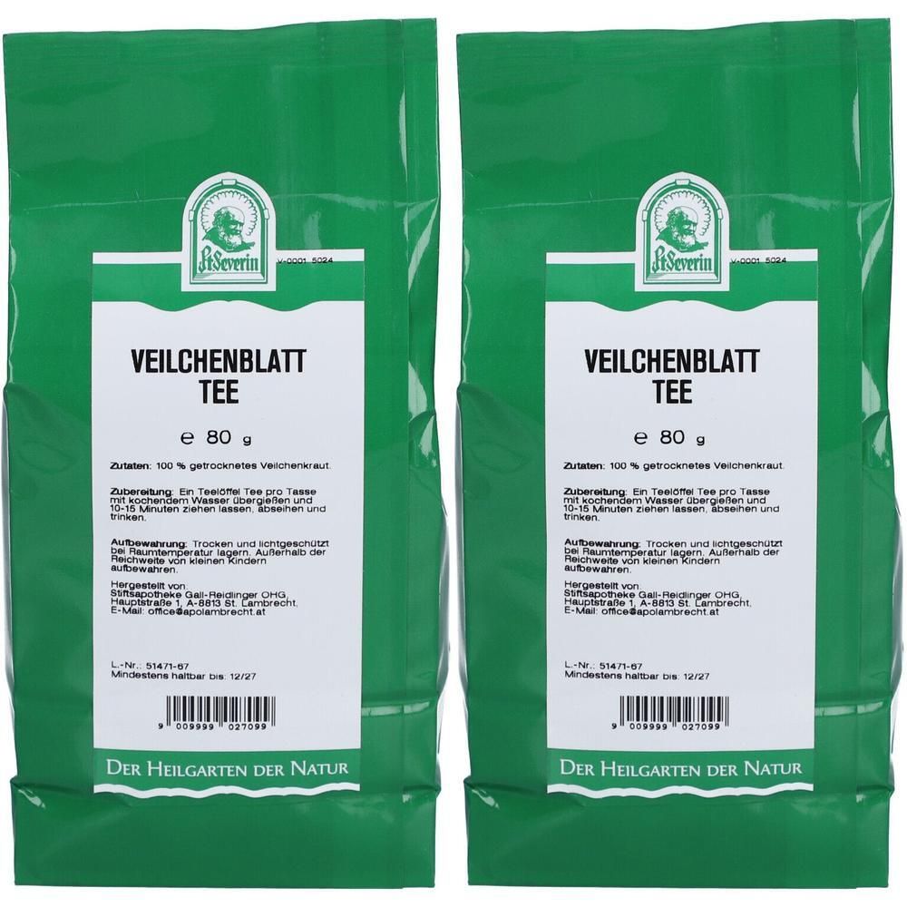 Veilchenblatt Tee 2x 2x80 g