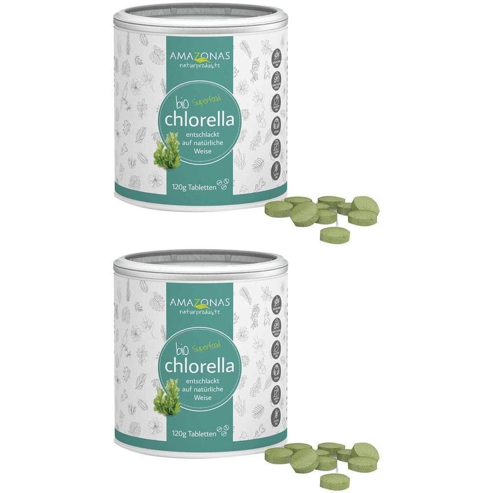 Chlorella BIO Tabletten 400 mg 2x 2x120 g