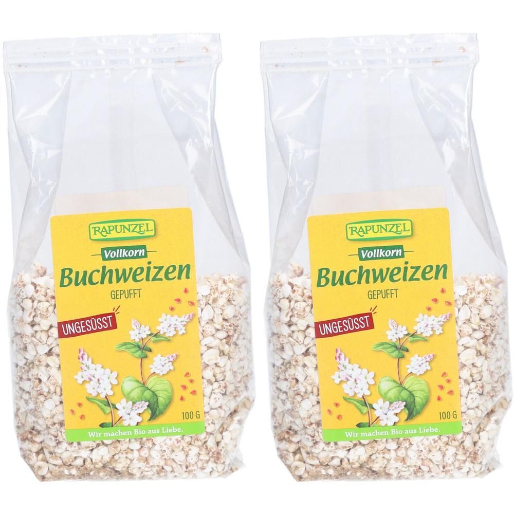 Rapunzel Vollkorn Buchweizen gepufft 2x 2x100 g