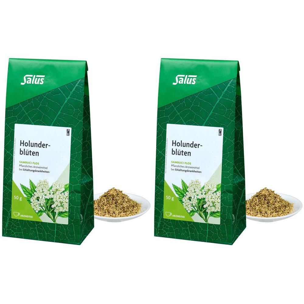 Holunderblüten Arzneitee Sambuci flos Salus 2x 2x50 g Tee