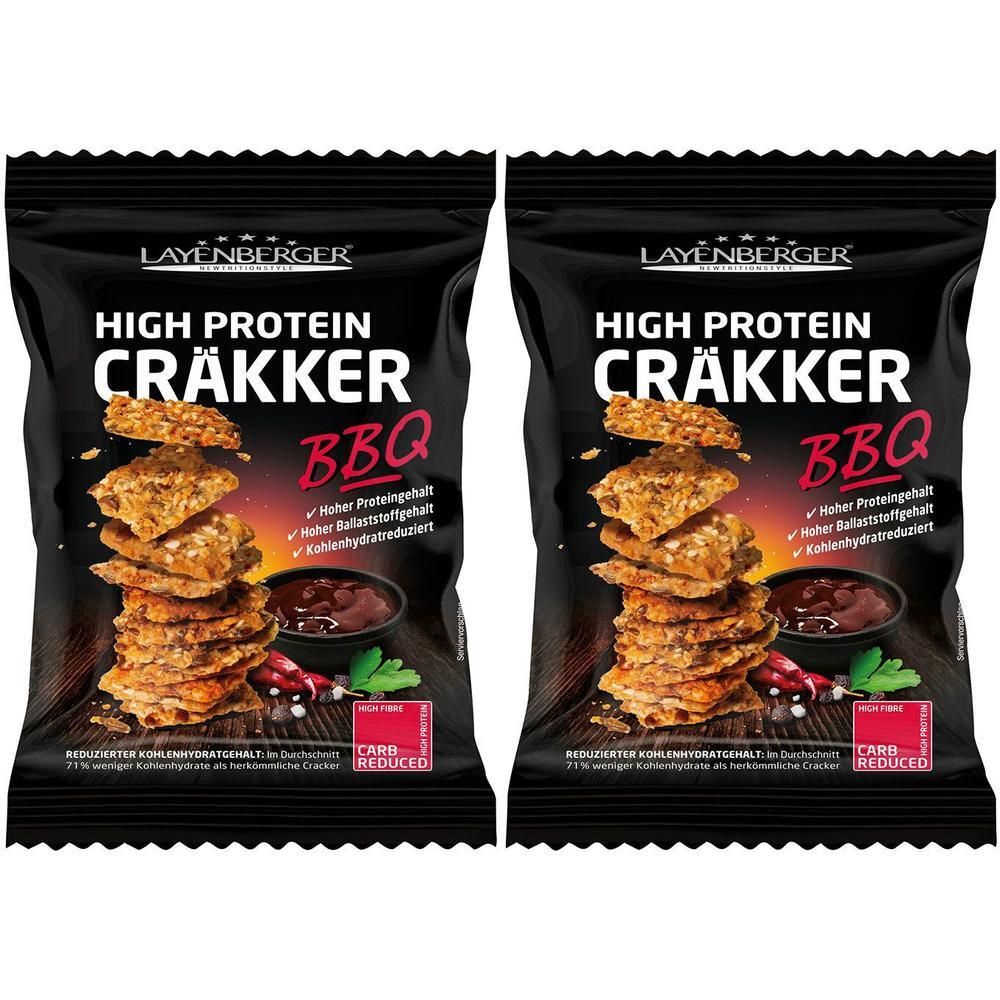 Layenberger High Protein Cräkker BBQ 2x 2x75 g