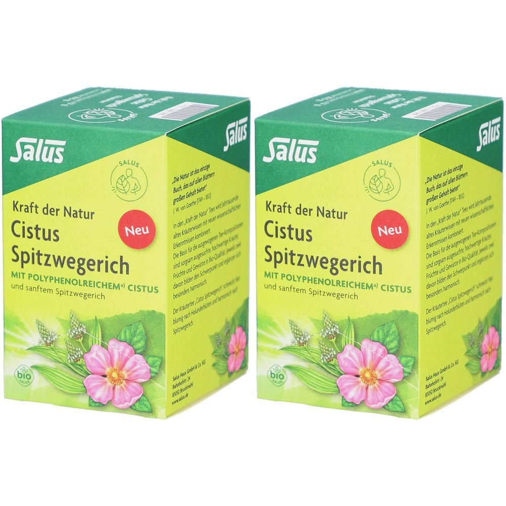 Cistus Spitzwegerich Tee Bio Filterbeutel 2x 2x15x25,5 g