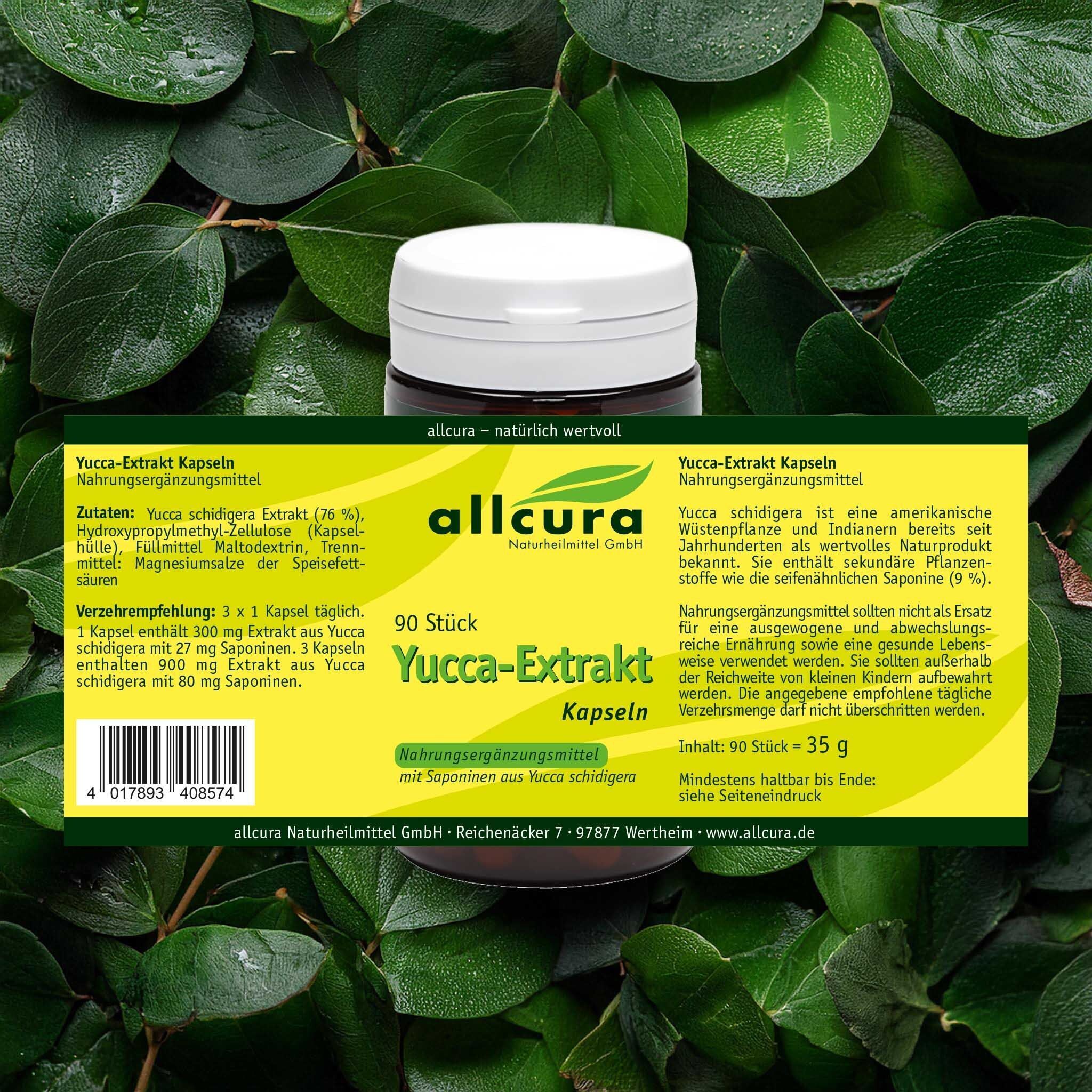 allcura Yucca Extrakt Kapseln Angebot