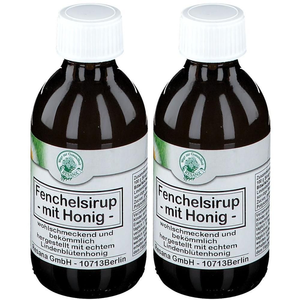 Fenchelsirup mit Honig 2x 2x200 ml Sirup
