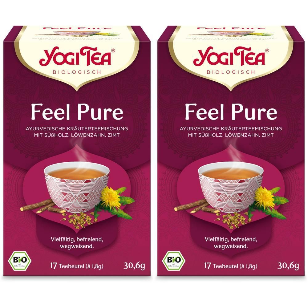 Yogi TEA Feel Pure Bio Filterbeutel 2x 2x17x1,8 g