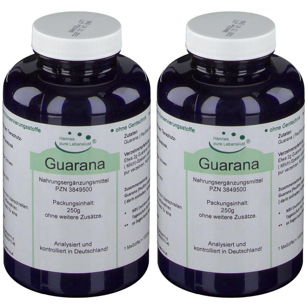 Guarana PUR Pulver 2x 2x250 g
