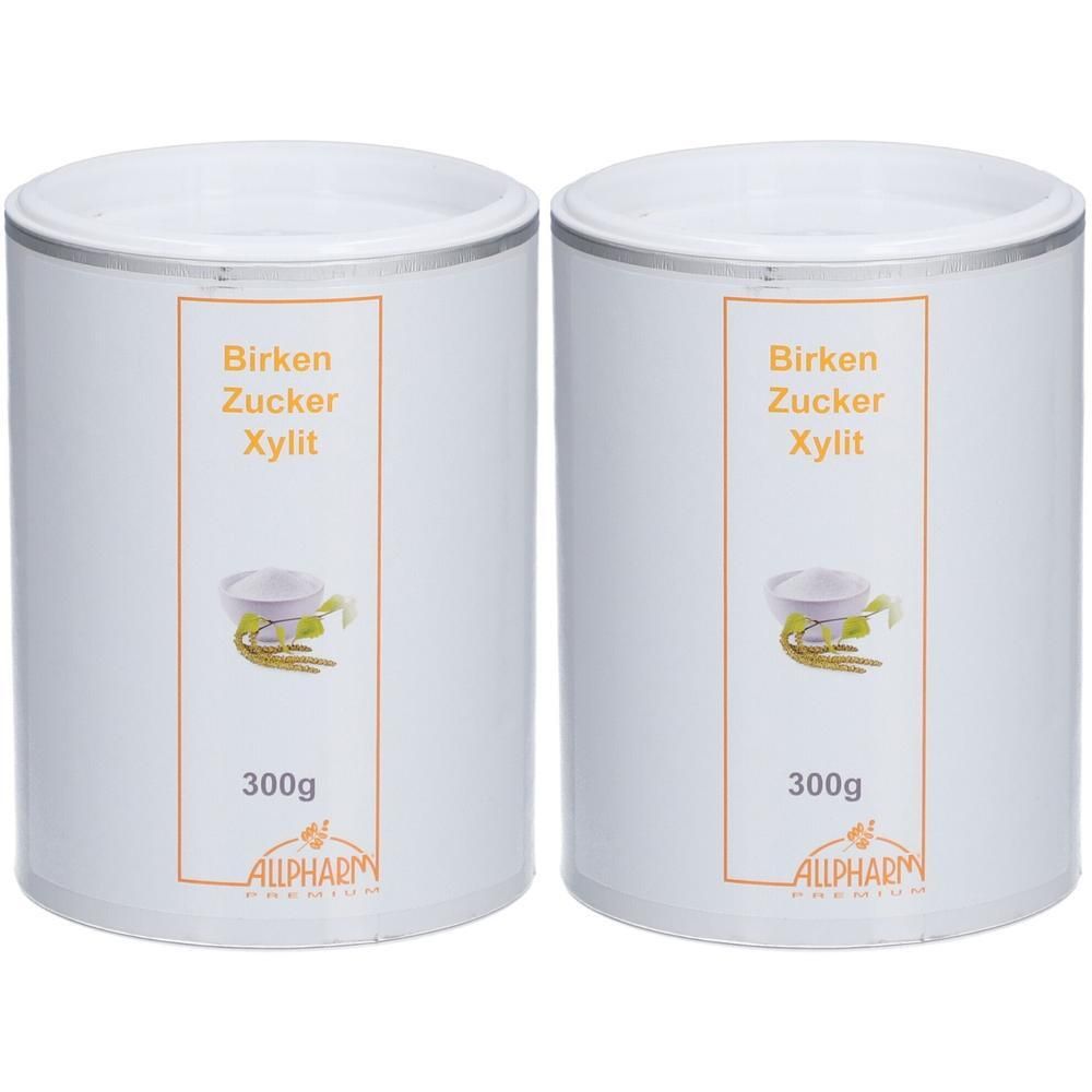 Birkenzucker Xylit Allpharm Premium Pulver 2x 2x300 g