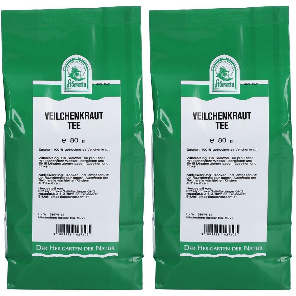Veilchenkraut Tee 2x 2x80 g