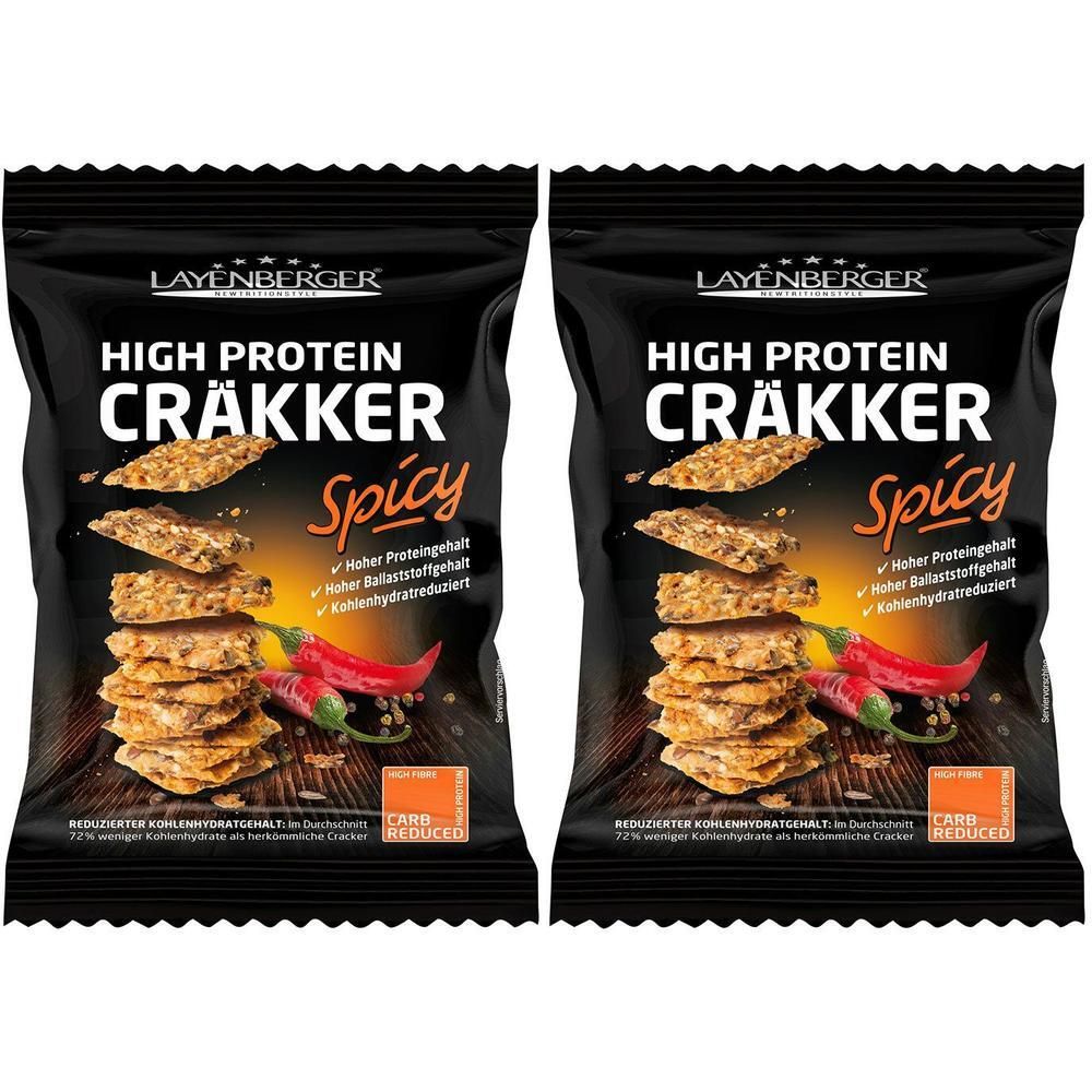 Layenberger High Protein Cräkker Spicy 2x 2x75 g