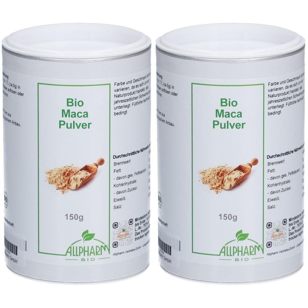 BIO Maca Pulver Allpharm 2x 2x150 g