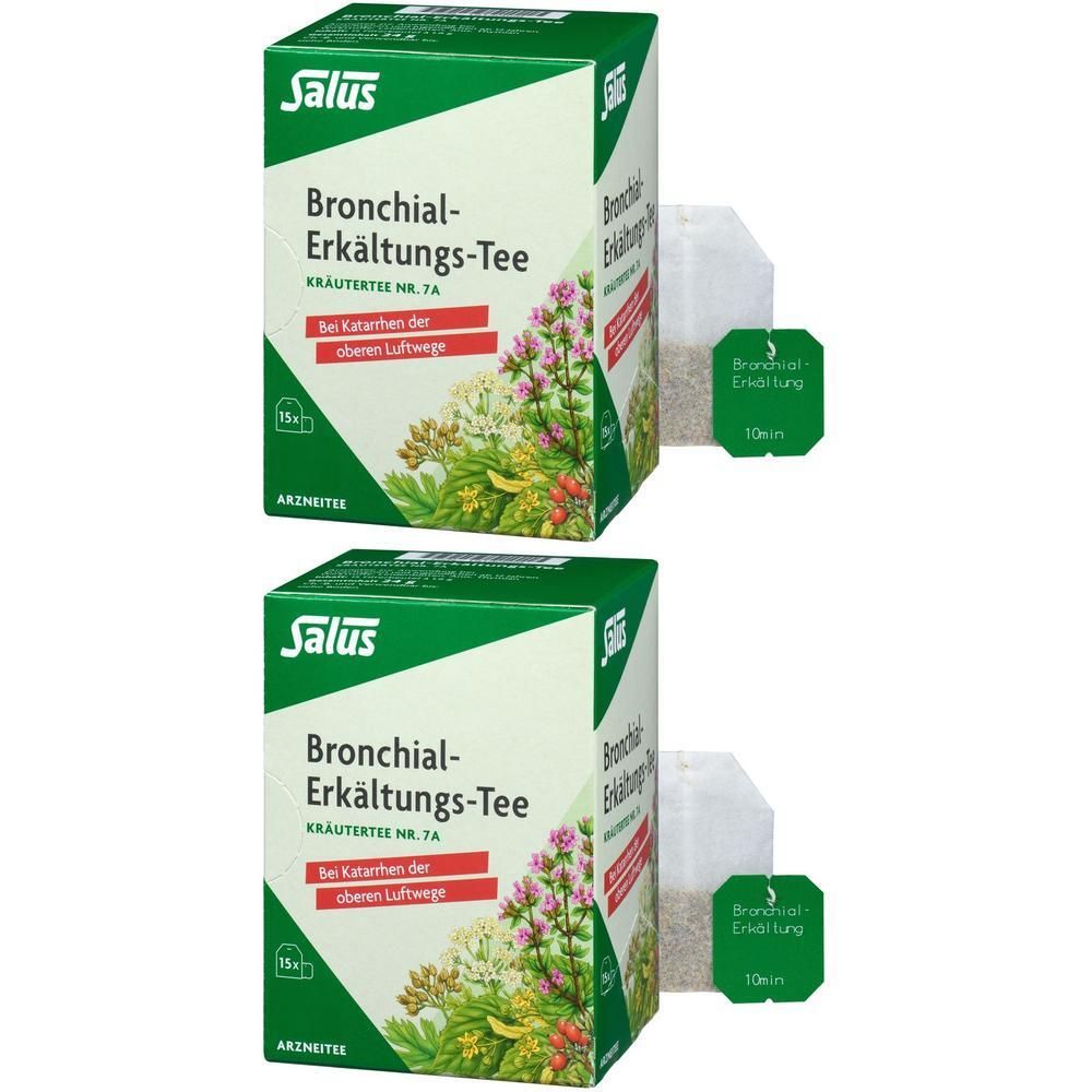 BRONCHIAL-ERKÄLTUNGS-Tee Kräutert.Nr.7a Salus Fbtl 2x 2x15 St Filterbeutel