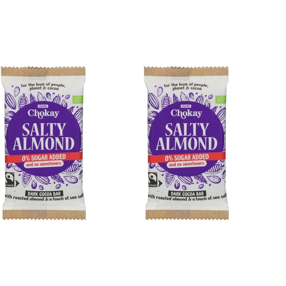 Chokay - Bar Salty Almond FairTrade, 70g 2x 2x70 g