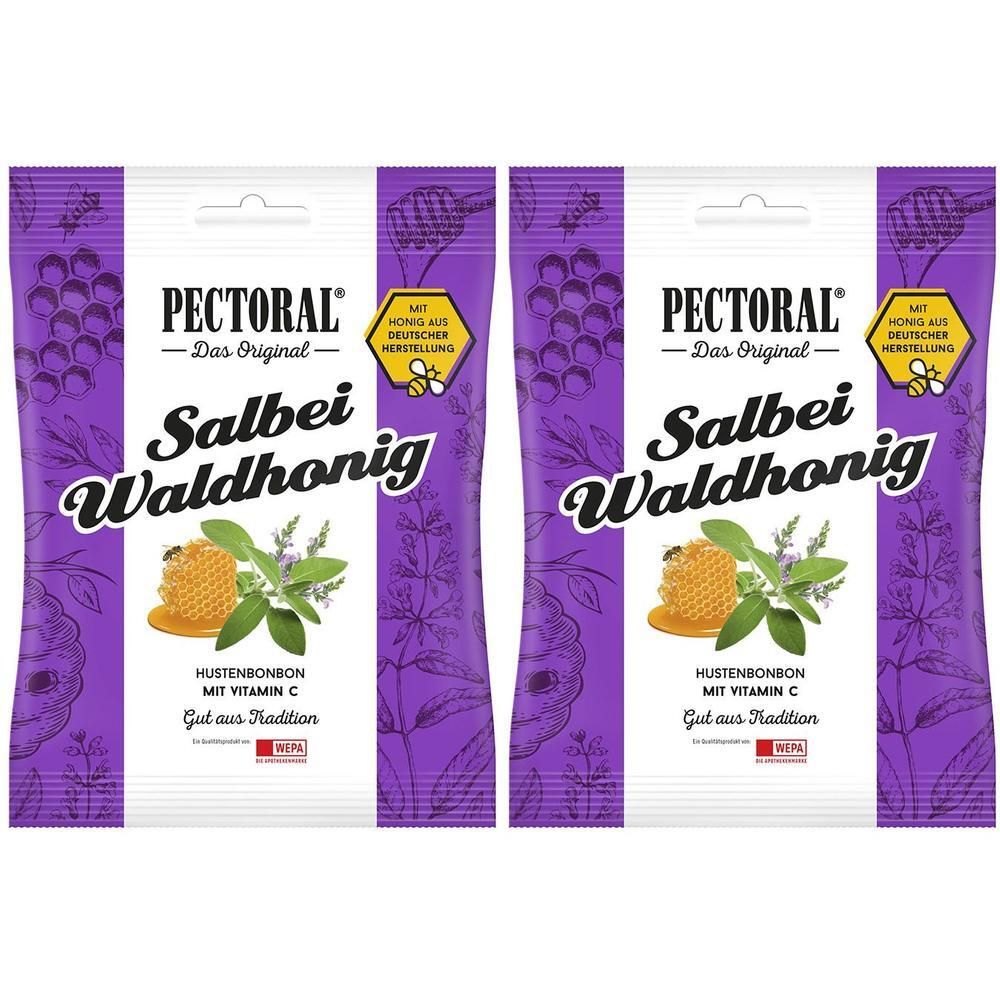 Pectoral Salbei Waldhonig Bonbons Btl. 2x 2x72 g