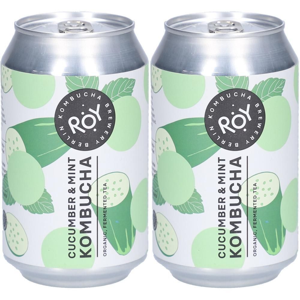 ROY Cucumber & Mint Kombucha 2x 2x330 ml