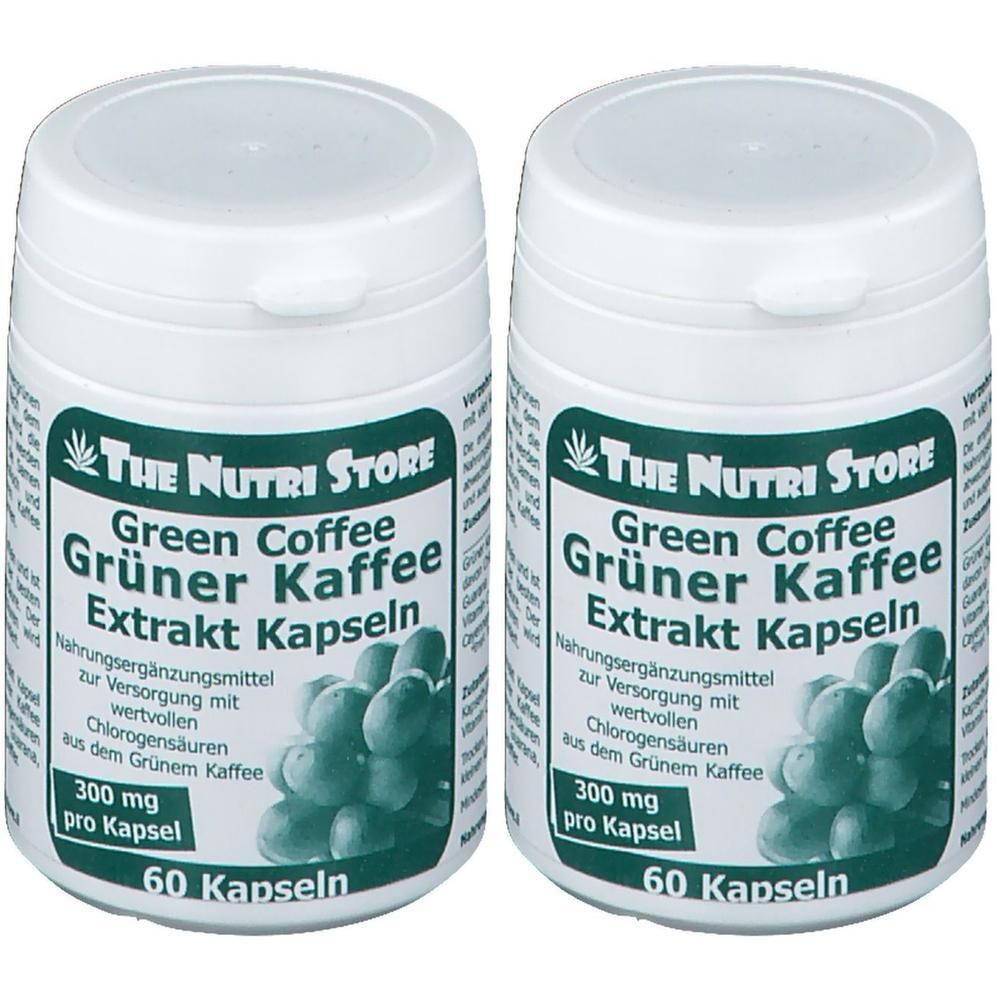 Grüner Kaffee Extrakt 300 mg Kapseln 2x 2x60 St