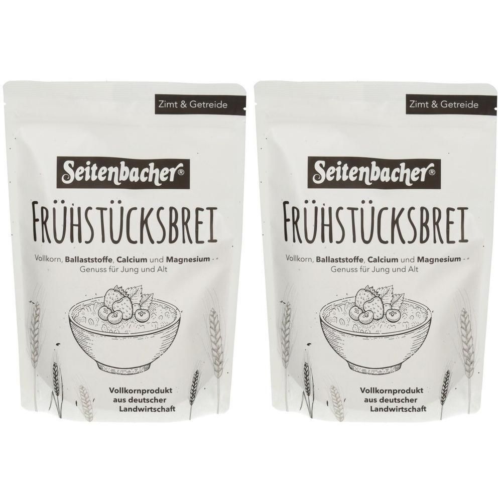 Seitenbacher Frühstücksbrei 2x 2x400 g