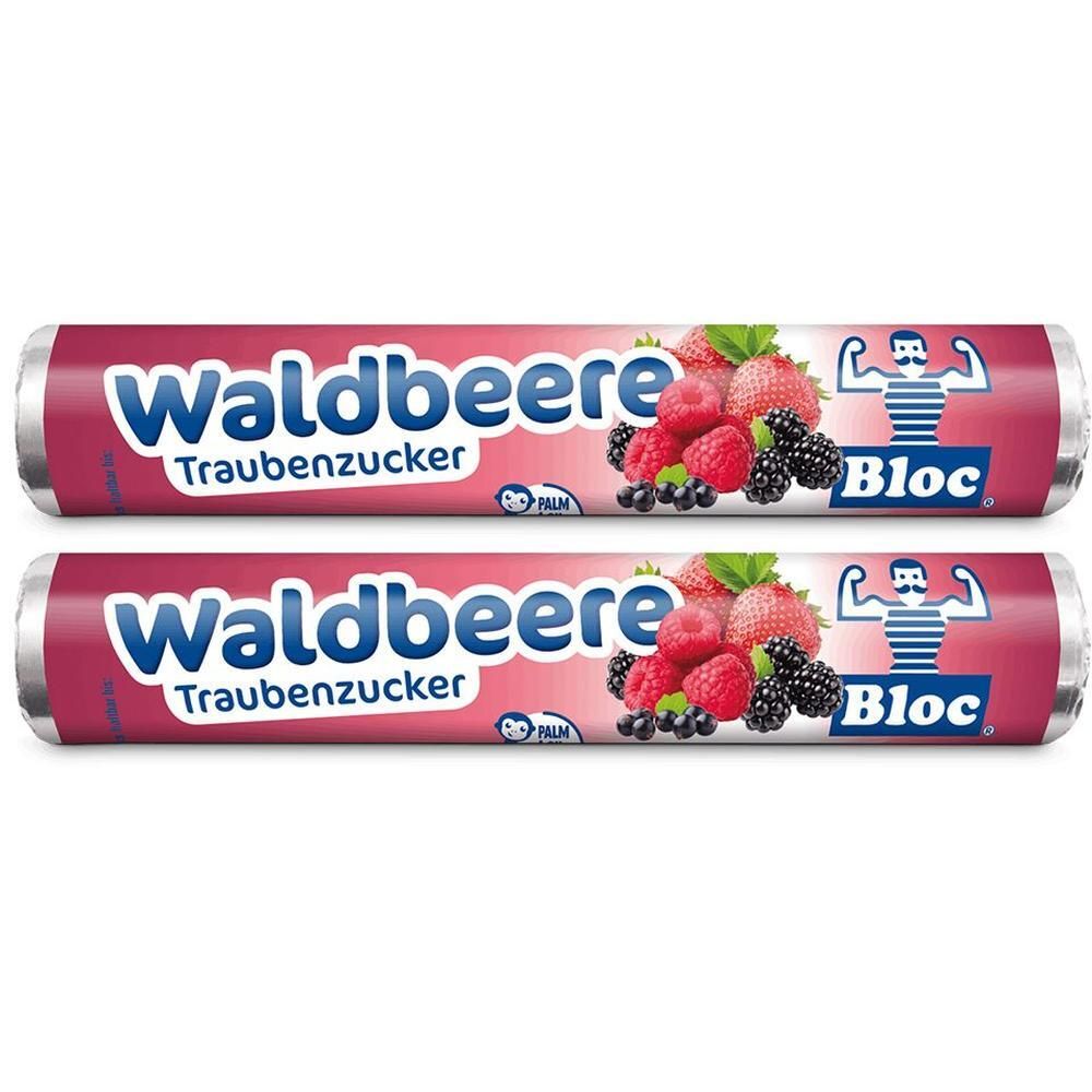Bloc Traubenzucker Waldbeere Rolle 2x 2x42 g Bonbons