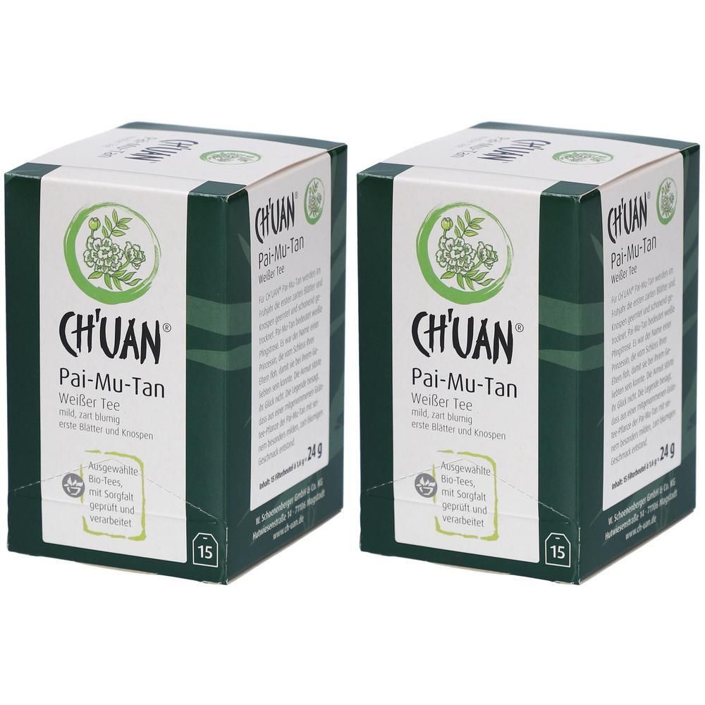 Chuan Pai-Mu-Tan Bio Schoenenberger Tee Filterbtl. 2x 2x15 St Filterbeutel