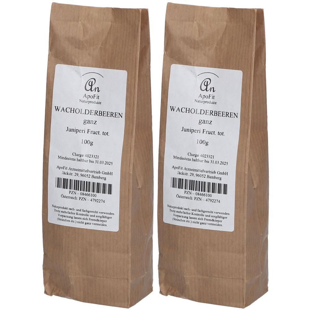 Wacholderbeeren 2x 2x100 g Pulver