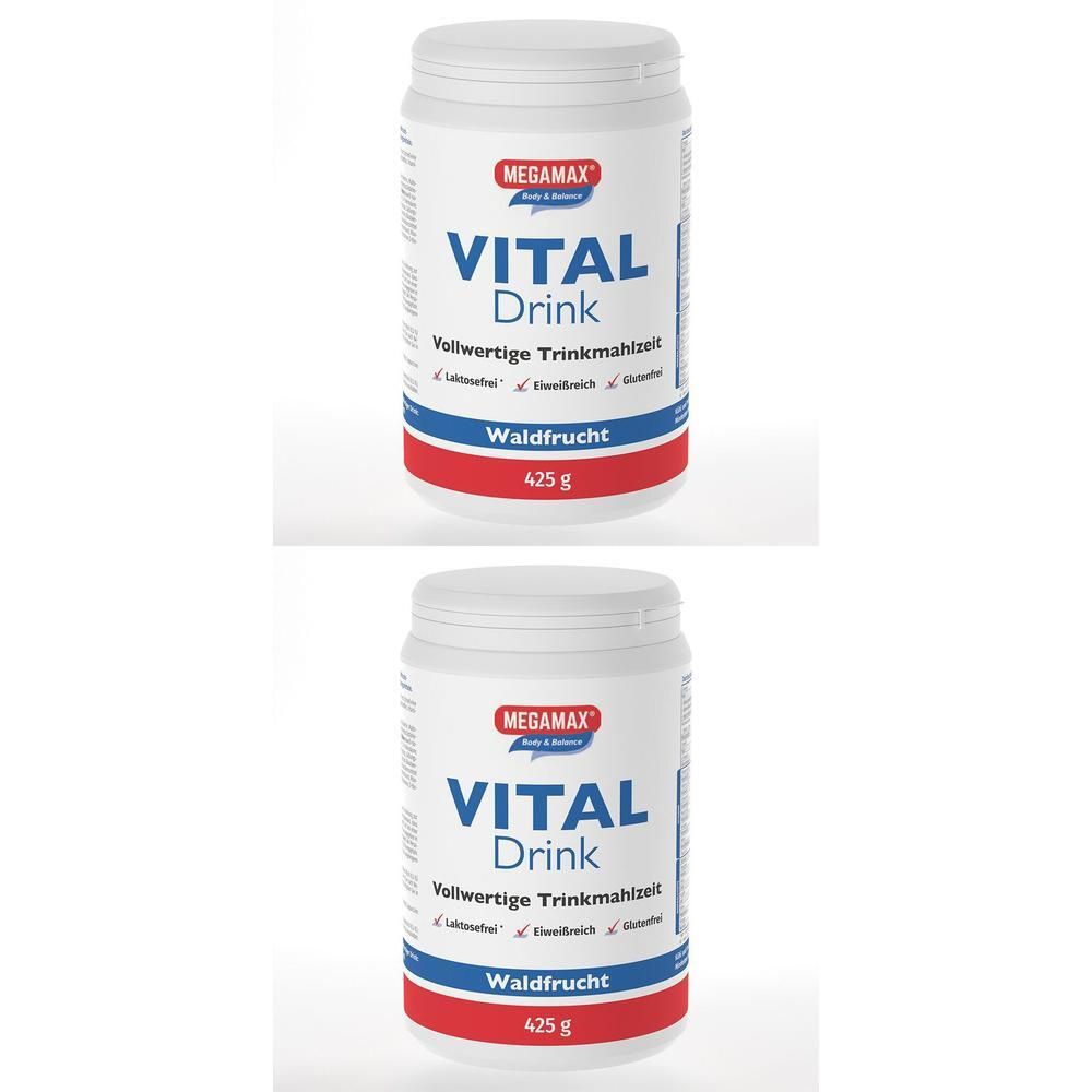 Megamax Vital Drink Waldfrucht Pulver 2x 2x425 g