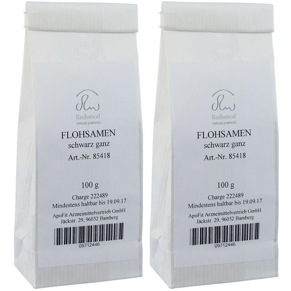 Flohsamen Ganz 2x 2x100 g
