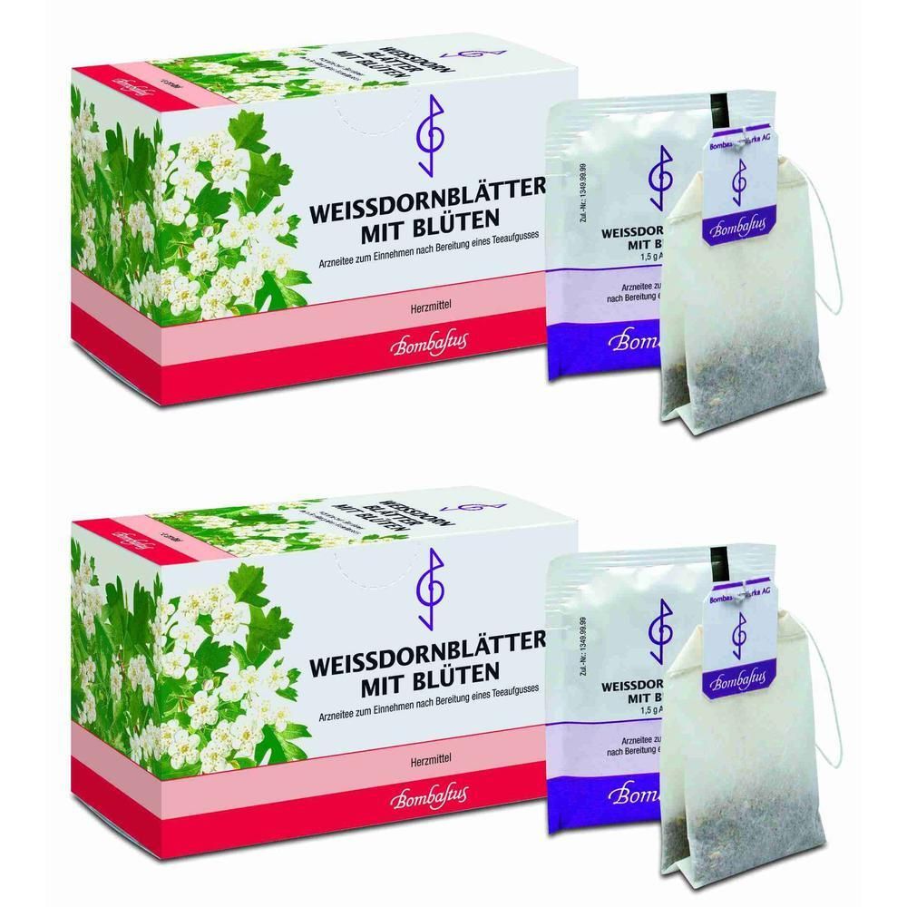 Weissdornblätter m.Blüten Filterbeutel 2x 2x20x1,5 g