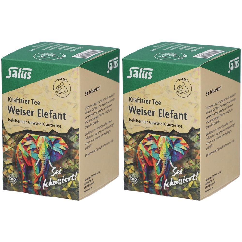 Krafttier Tee Weiser Elefant Bio Salus Filterbeut. 2x 2x15 St Filterbeutel
