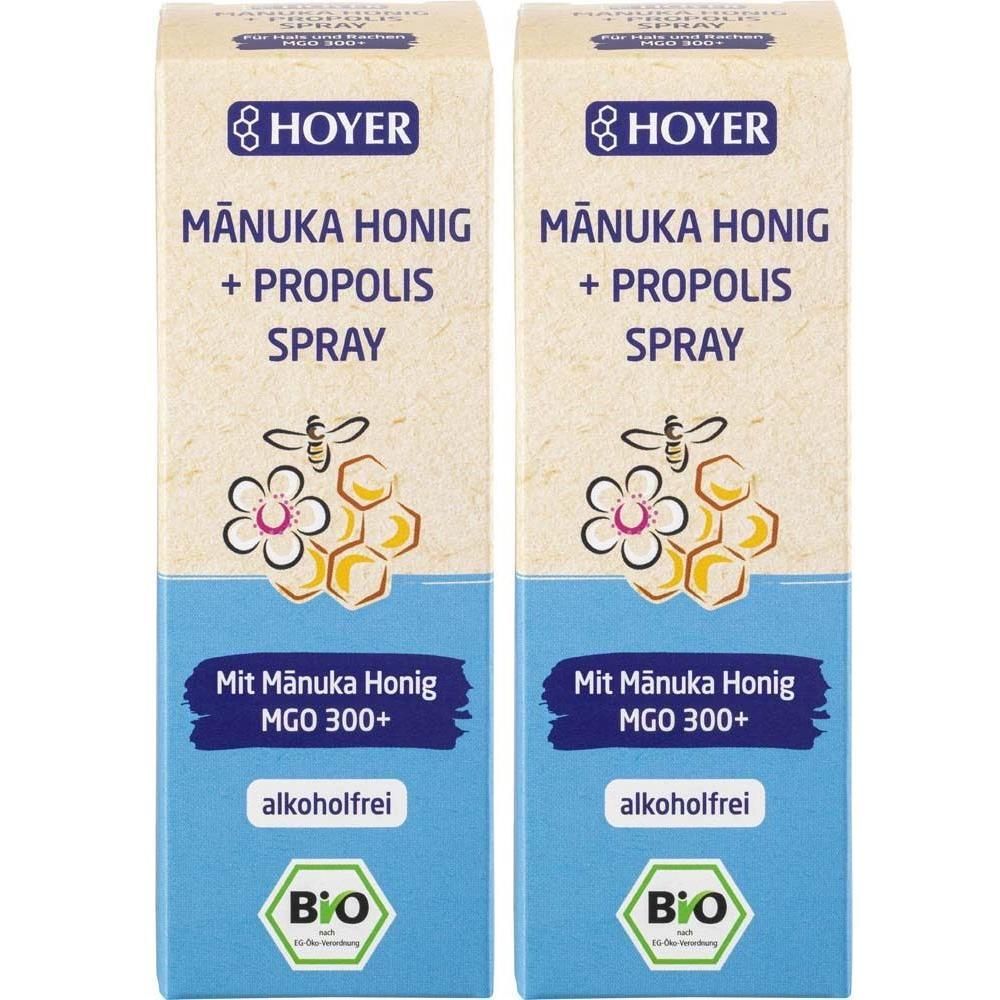 Hoyer Manuka Honig+Propolis Spray 2x 2x20 ml