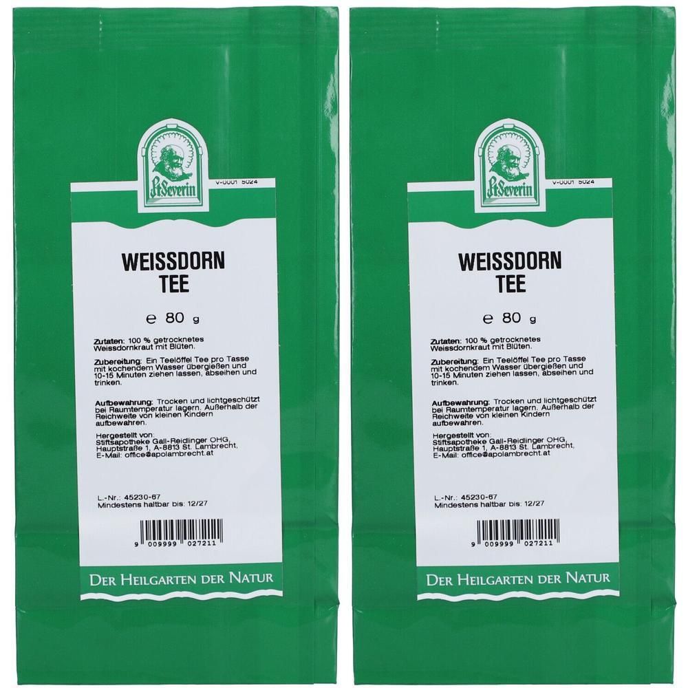 Weissdorn TEE 2x 2x80 g Tee