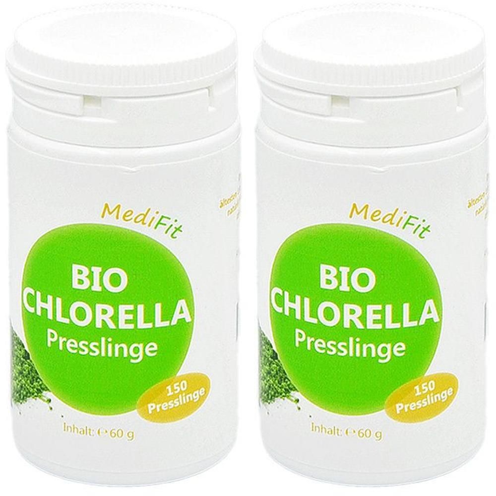 BIO Chlorella Presslinge MediFit 2x 2x150 St