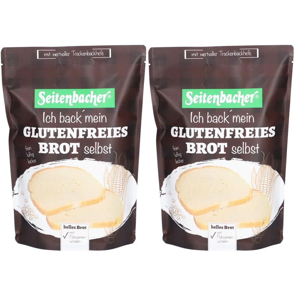 Seitenbacher Glutenfreies Basisbrot 2x 2x550 g