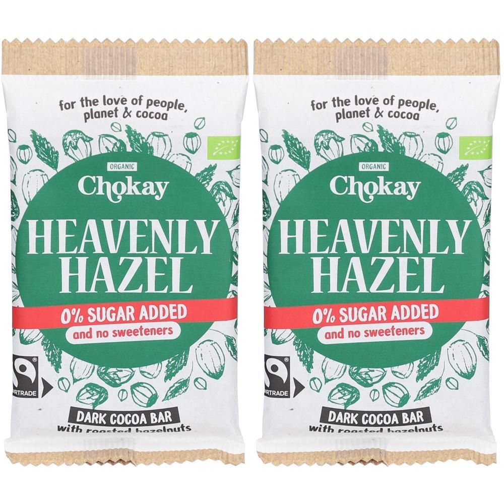 Chokay - Bar Heavenly Hazelnut FairTrade, 70g 2x 2x70 g