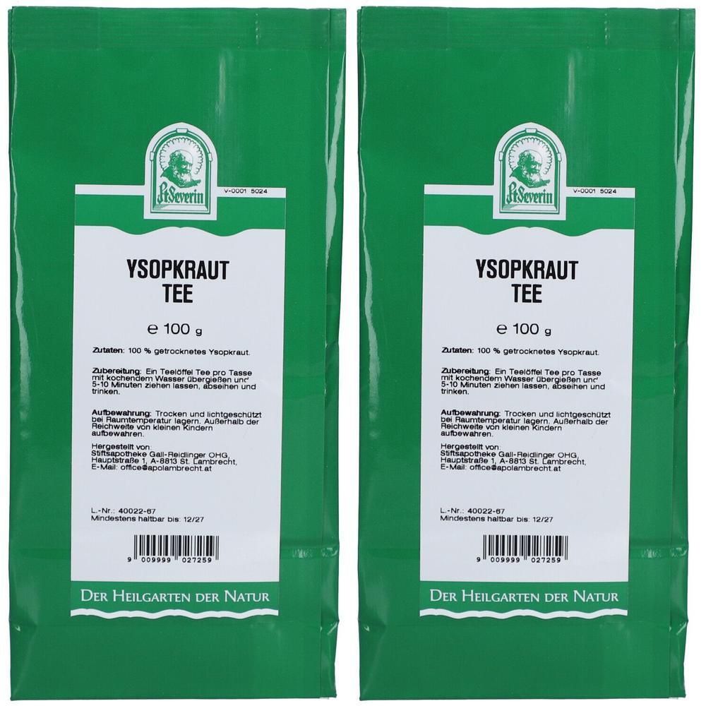 Ysopkraut Tee 2x 2x100 g