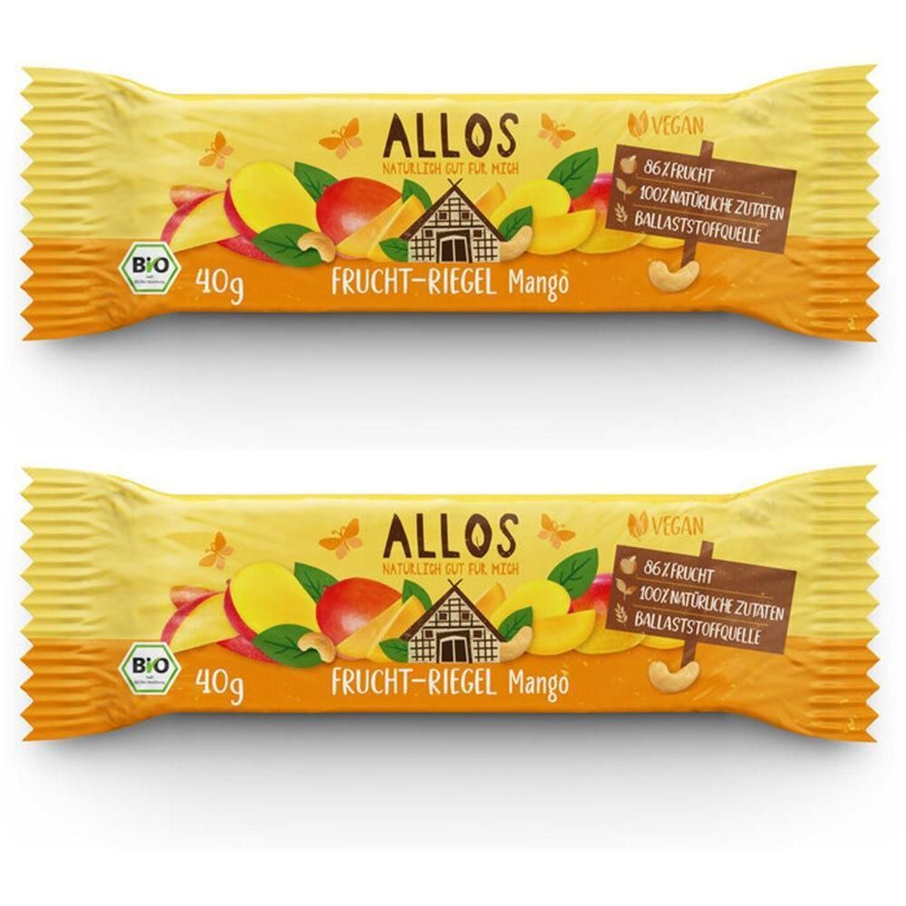Allos Frucht-Riegel Mango Bio 2x 2x40 g
